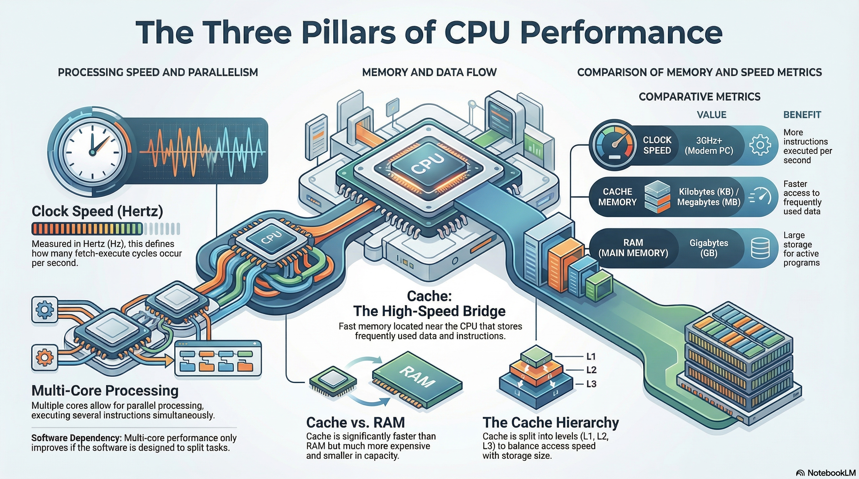 CPU Performance infographic